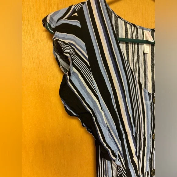 XHILATATION blue and black dress size S - Picture 6 of 7